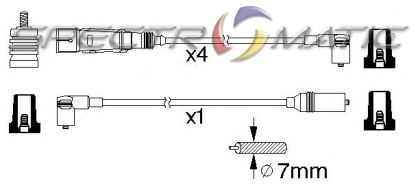 73123 ignition cable