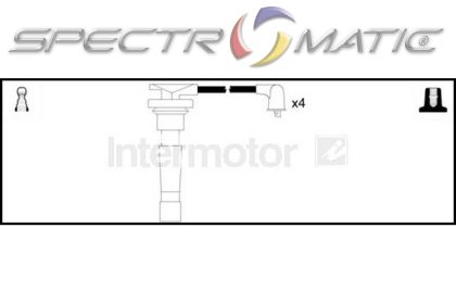 73673 ignition cable leads kit HONDA CRV CRX B20B B20Z1 B16A1