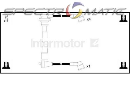 73739 кабели високо напрежение   MITSUBISHI L200 L400 SPACE WAGON 4G63 4G64 G63B