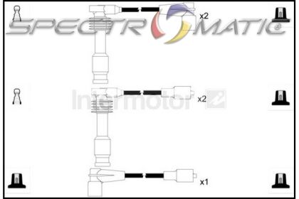 73866 кабели високо напрежение   OPEL CALIBRA VECTRA C20NE C18NZ 16LZ2