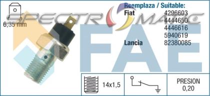 12020 oil pressure switch SW