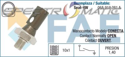 12880 oil pressure switch SW