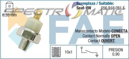 12930 oil pressure switch SW