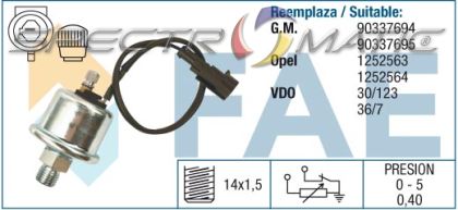 14010 oil pressure switch TR /7.0626/