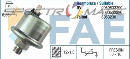 14540 oil pressure switch SW