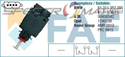 24530 brake light switch