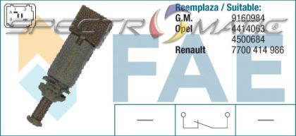 24890 brake light switch