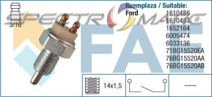 40290 switch, reverse light