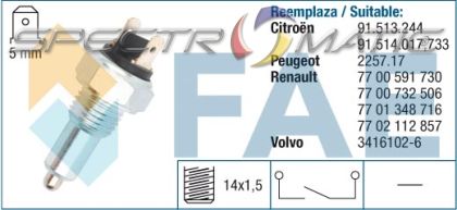 41090 switch, reverse light