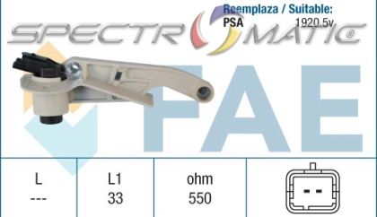 18873 /79100/ sensor CITROEN SAXO XSARA PEUGEOT 306 1920.5V