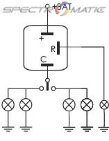 ITE/3-12 - flasher unit relay SAE 12V/4x21W