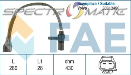 19054 /79123/ sensor VOLVO S40 V40 30613400