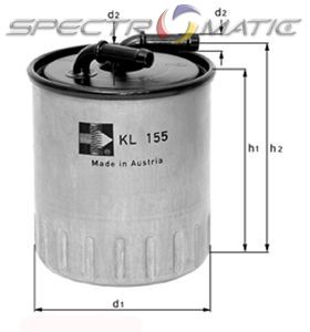 KL 155 - fuel filter