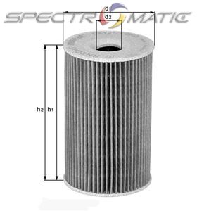 OX 135/1D - oil filter