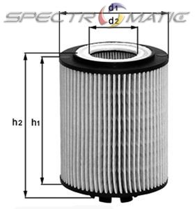 OX 182D - oil filter