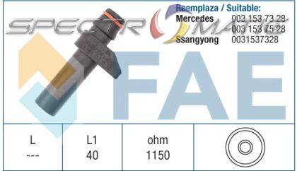 SM 79187 sensor DAEWOO KORANDO MUSSO W202 C124 W124 A124 W463 S124 R129 SSANGYONG