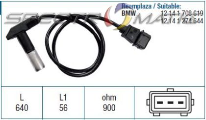 18806 /79244/ sensor BMW E30 E28 E24 E23 0261210002 12141708619