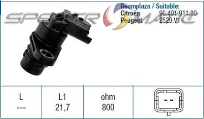 19132 /79257/ sensor CITROEN BERLINGO C3 C4 C5 PEUGEOT 207 3008 308 5008 508 9649191180