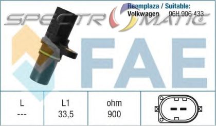 19261 /79231/ sensor AUDI A3 A4 A5 Q5 TT VW EOS GOLF 5 6 PASSAT TIGUAN 06H906433