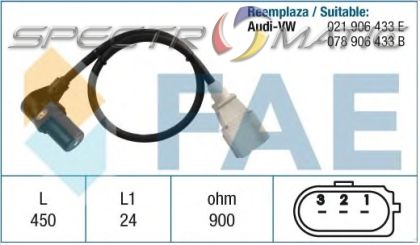 18882 /79055/ sensor AUDI A4 A6 TT PORSCHE CAYENNE SEAT LEON SKODA SUPERB VW GOLF 4 MULTIVAN T5 PASSAT PHAETON TOUAREG TRANSPORTER T4 T5 021906433E